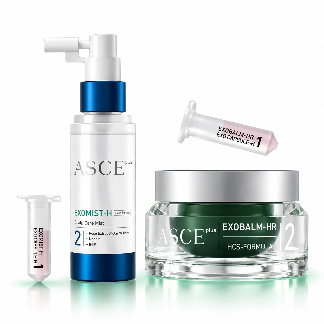 set per capelli Asce Plus