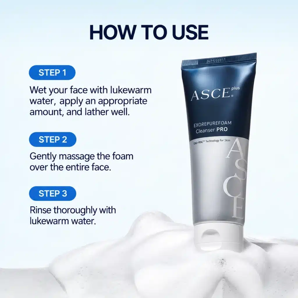 asce plus exorepurefoam cleanser pro