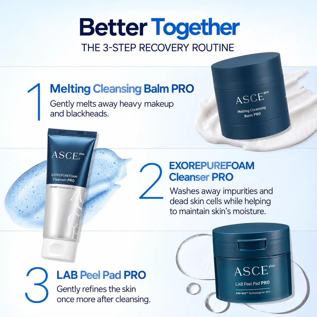 nettoyant mousse exorepure asce plus pro